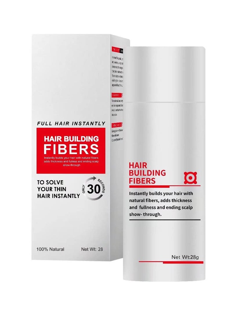 KASTWAVE Hair Building Fibers, Fill In Fine or Thinning Hair, Completely Conceals Hair Loss in 15 Seconds, Thinning Hair and Bald Spots Hair Fibers for Women and Men, Regrowth Hair Instantly, Black 28g - Image 1