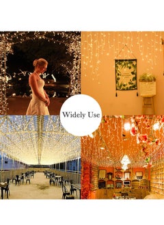 spa luxetique 40 LED Star String Lights 20 FT Fairy Christmas Lights Battery Operated for Indoor & Outdoor, Party, Wedding and Holiday Decorations Warm White  - Image 4