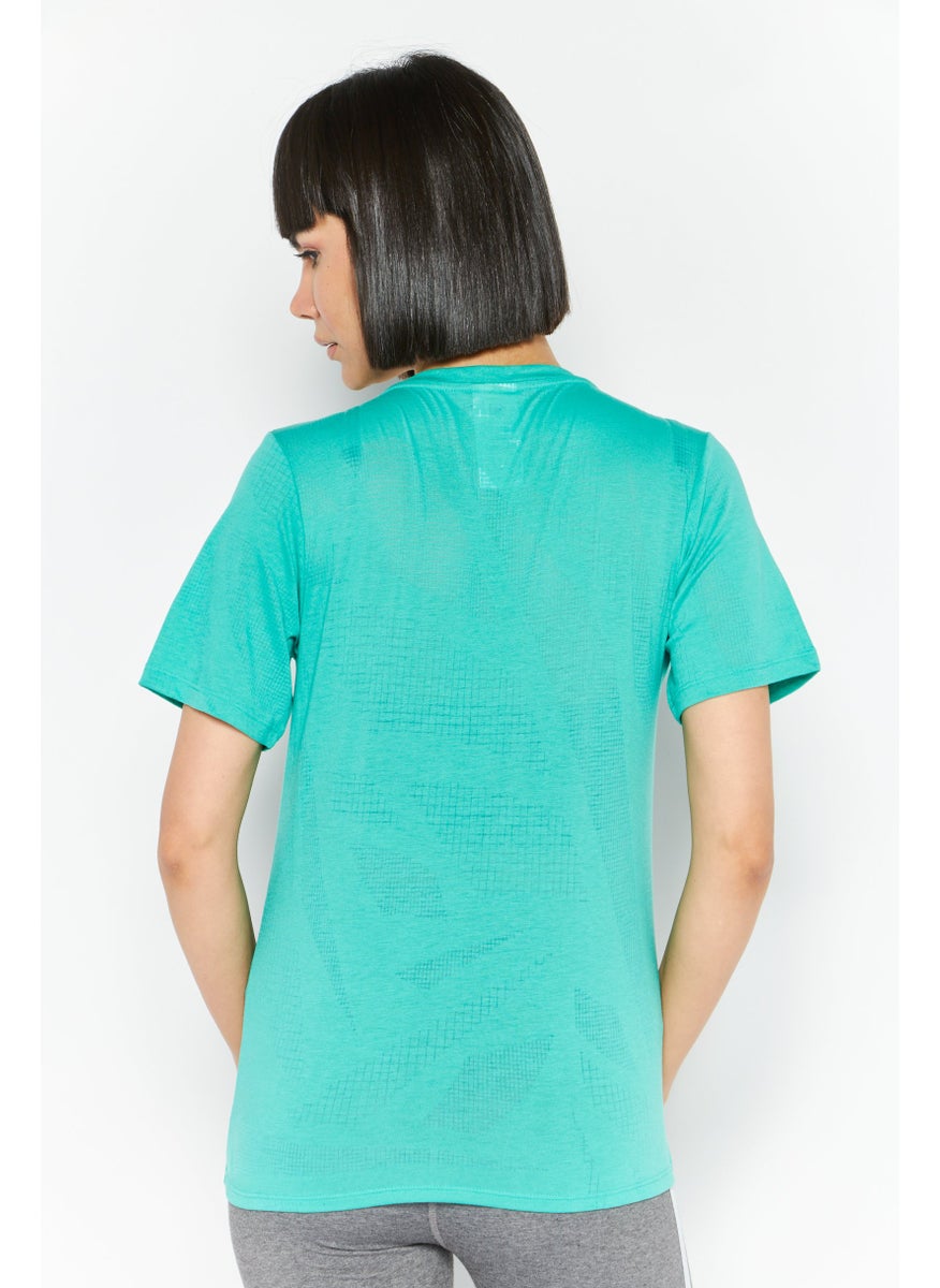 Reebok Women Sportswear Fit Training Top, Green  - Image 3