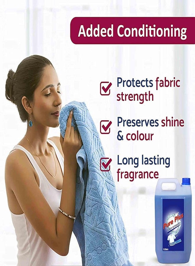 Pure Plus Liquid Detergent - 5 Liters | Powerful Cleaning for Laundry, Dishes, and Surfaces | Gentle on Hands | Eco-Friendly and Long-Lasting Formula - Image 5