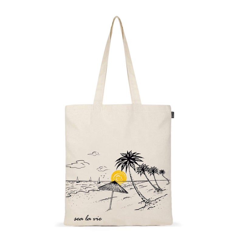 Eco Right Canvas Reusable Cotton Tote Bag for Women for School Grocery Shopping Beach Gifts for Womens
