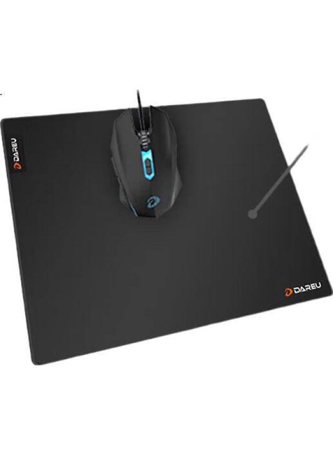 Daryo Dareu Pe-T304 Textured Jacquard Gaming Mouse Pad, Smooth And Precise Competition Fine Surface High-Density Fiber Pad [Small Black] 300*250*4Mm - Image 1