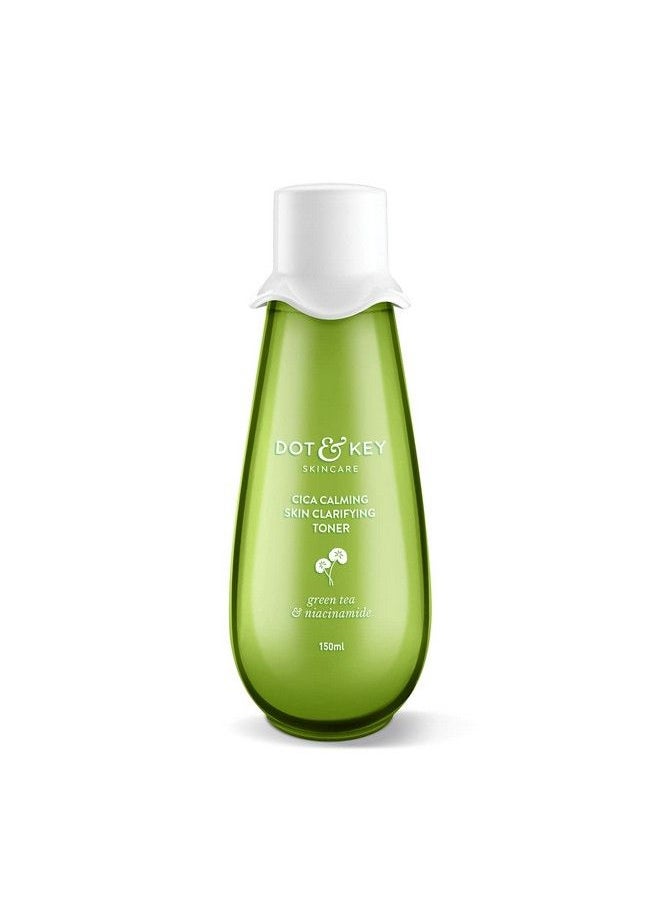 Dot & Key Cica Calming Skin Clarifying Toner With Green Tea & Niacinamide; For Acne Oily & Sensitive Skin; 150Ml  - Image 2