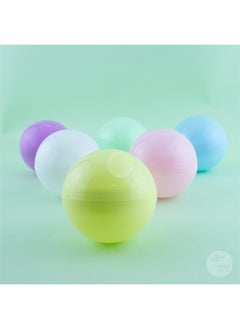 60mm Round Spherical Twisted Egg Shell Color Twisted Egg Ball Transparent Shell PP Material Environmentally Friendly Toys Direct Spot-Color:Transparent-Specifications:60mm