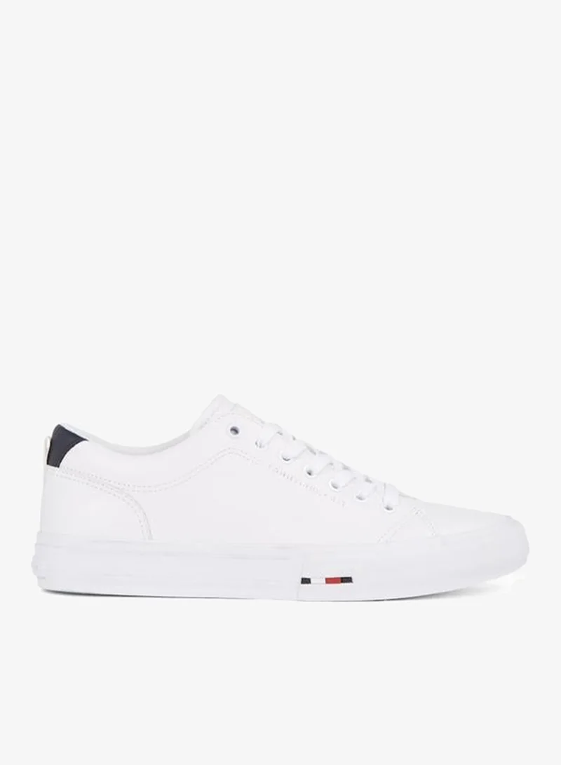 TOMMY HILFIGER VULCANISEDANISED STREET LEATHER TRAINERS