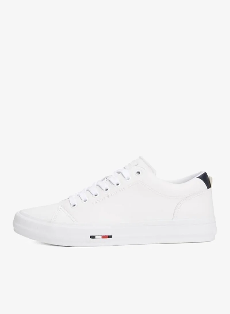 TOMMY HILFIGER VULCANISEDANISED STREET LEATHER TRAINERS