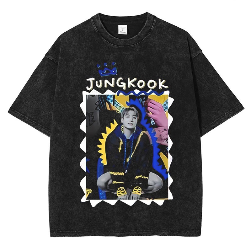 Harajuku Street Apparel Oversize T-Shirt Hip Hop Vintage Sin - Image 3