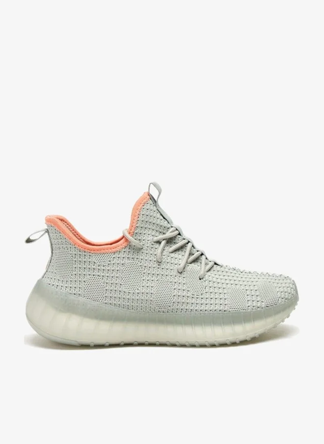 Oaklan by Shoexpress Mesh Walking Shoes with Lace-Up Closure