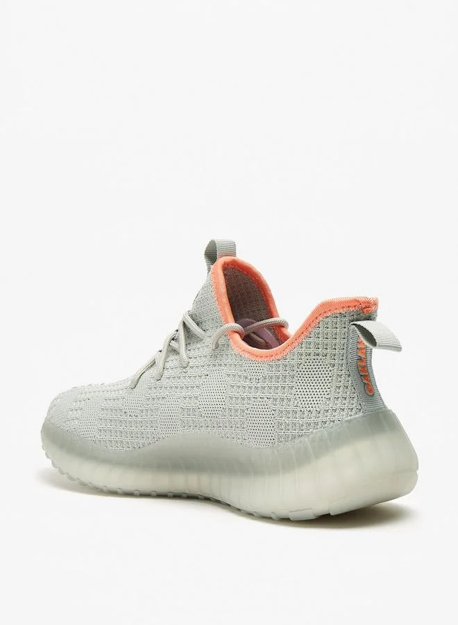 Oaklan By Shoexpress Mesh Walking Shoes With Lace-Up Closure