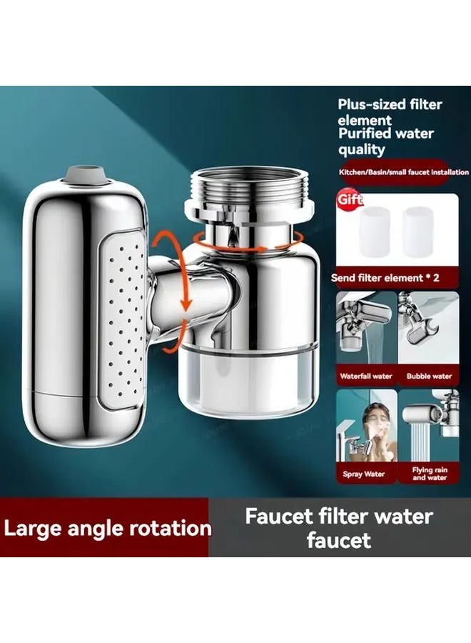 4 Modes Rotating Robotic Arm Faucet Sprayer Water Saving Tap Attachment For Wash Basin - Image 4