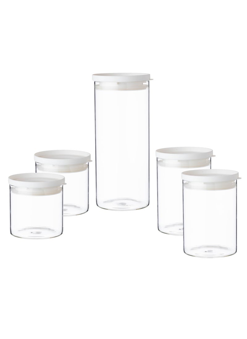 Dania - 5-piece spice set with five sizes 1 piece of 1400 ml 2 pieces of 420 ml 2 pieces of 620 ml - Image 1
