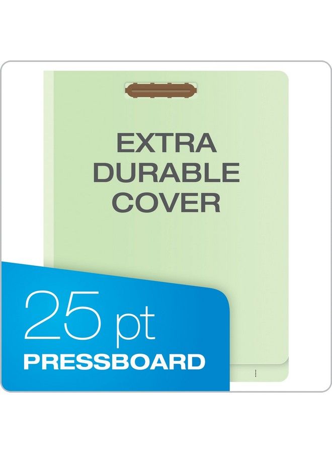 Pendaflex أقسام تصنيف من لوح الضغط بحجم رسالة مع فاصل 1.75" توسيع أخضر فاتح قطع مستقيم 10 علبة (23214) - Image 4