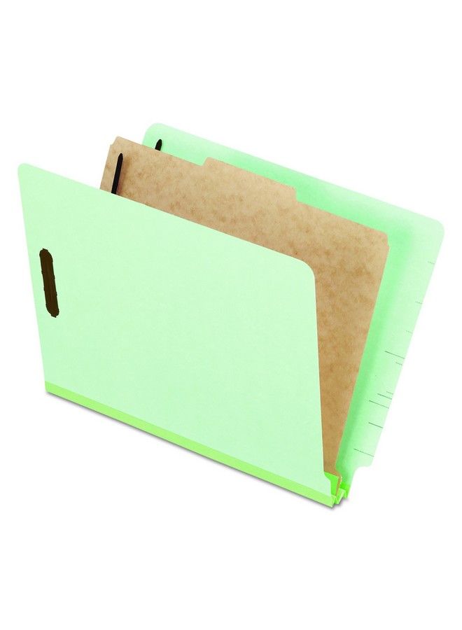 Pendaflex أقسام تصنيف من لوح الضغط بحجم رسالة مع فاصل 1.75" توسيع أخضر فاتح قطع مستقيم 10 علبة (23214) - Image 1