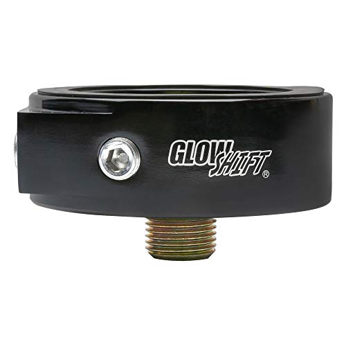 GlowShift Oil Filter Sandwich Plate Thread Adapter - 22mm x 1.5 Thread - Install up to (4) 1/8-27 NPT Oil Pressure & Temperature Sensors - Includes O-Ring & Port Plugs - Image 1