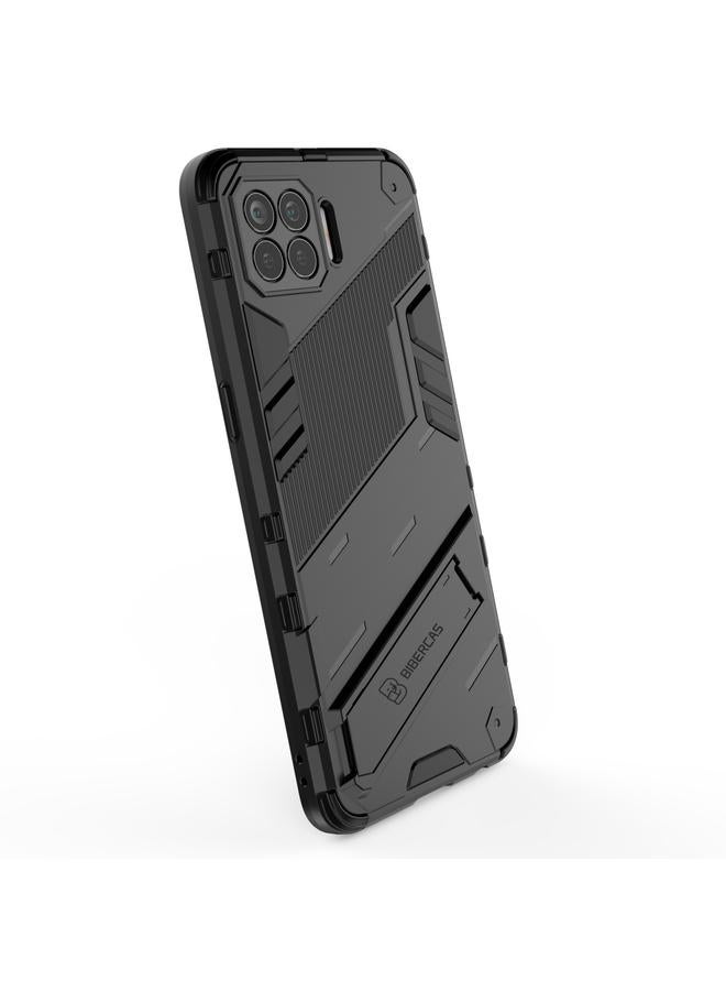 S-TOP Case For OPPO F17 Pro Punk Armor 2 in 1 PC + TPU Shockproof Case with Invisible Holder - Image 5