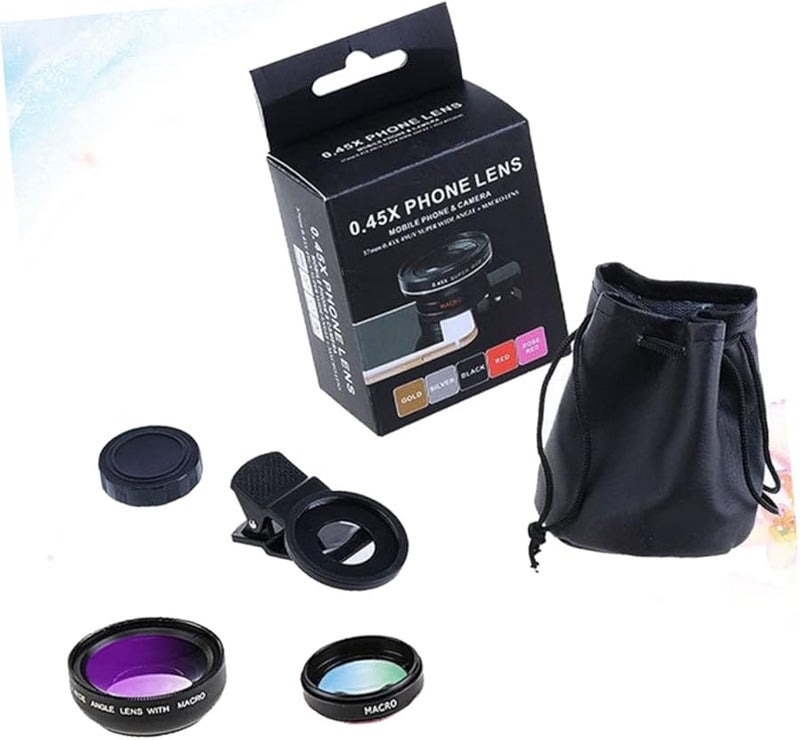 عدسة ماكرو واسعة الزاوية 0.45X 37MM عالمية مخصصة للهواتف الذكية، مدمجة وخفيفة الوزن - Image 4