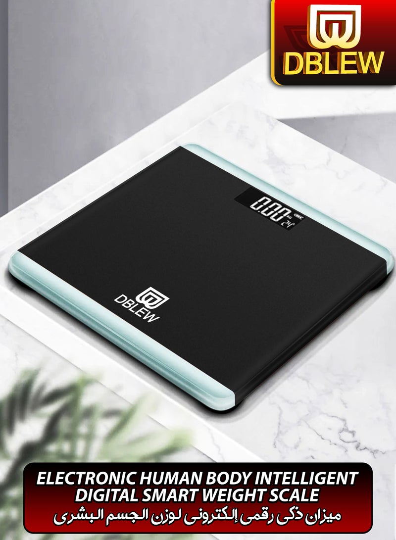 DBLEW Multi-Functional Body Fat Digital Bathroom Scale Home Use Intelligent Smart Electronic Weight Scale Personal Weighing Bath Scale Accurate Weight Machine LCD Display Pound And KG Units - Image 1