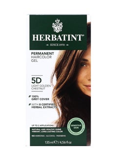 Herbatint Herbatint Permanent Herbal Haircolour Gel 5D Light Golden Chestnut - 135 mL 