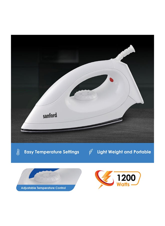سانفورد جهاز طي للاستخدام الجاف 1200 W SF23DI BS أبيض - Image 3
