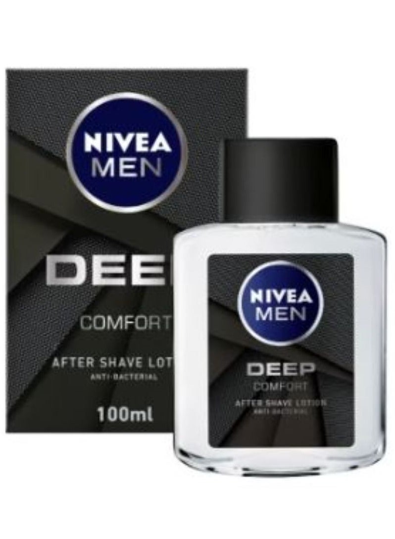 Nivea After Shave Balm Deep Comfort Lotion Black 100 ml - Image 1