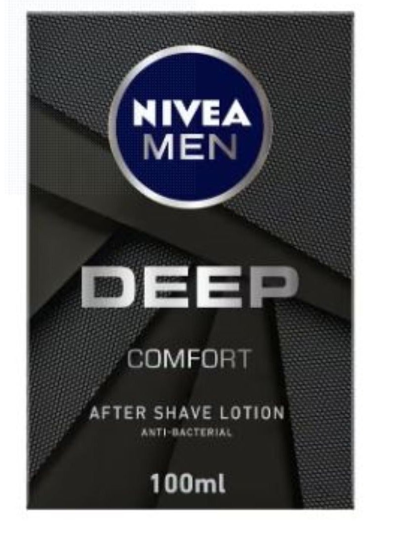 Nivea After Shave Balm Deep Comfort Lotion Black 100 ml - Image 2