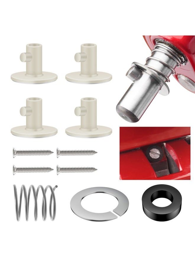Karbay Quick Install Spring and Washer & Tilt Head Mixers Attachments & Stand Mixer Attachment Holders Kit for KitchenAid Mixers, Rubber Plug Solves Bouncing Problem - Image 1