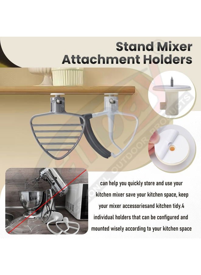 Karbay Quick Install Spring and Washer & Tilt Head Mixers Attachments & Stand Mixer Attachment Holders Kit for KitchenAid Mixers, Rubber Plug Solves Bouncing Problem - Image 5