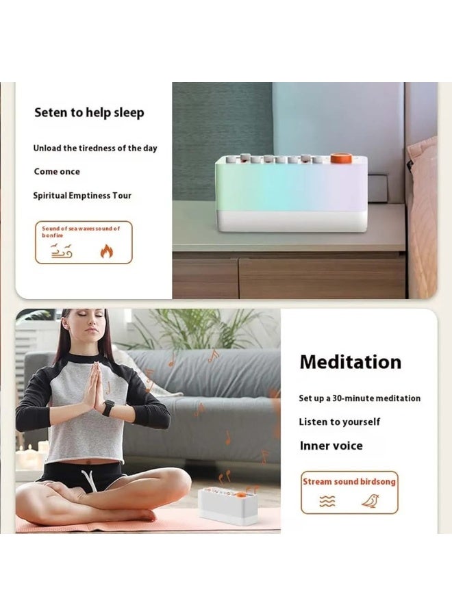 PRASONX PX-50PRO White Noise Speaker Lamp to Promote Relaxation and Deep Sleep by Combining Soothing Sounds with Ambient Lighting - Image 3