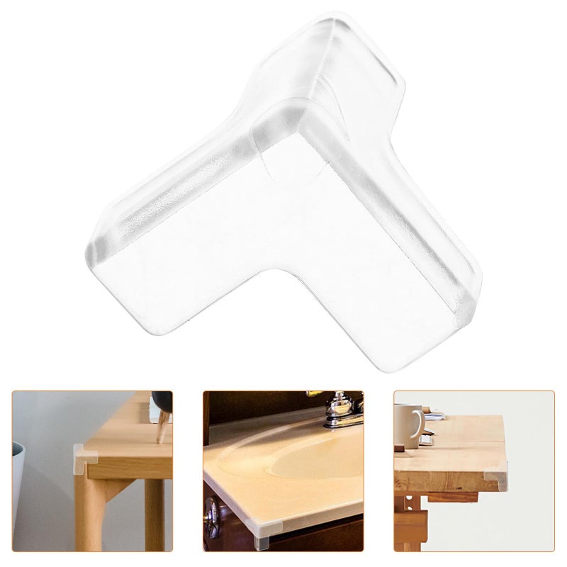 Clear Corner Bumpers 16 Pack Transparent Furniture Edge Protectors Adhesive Safety Guards For Tables Chairs Cabinets - Image 5