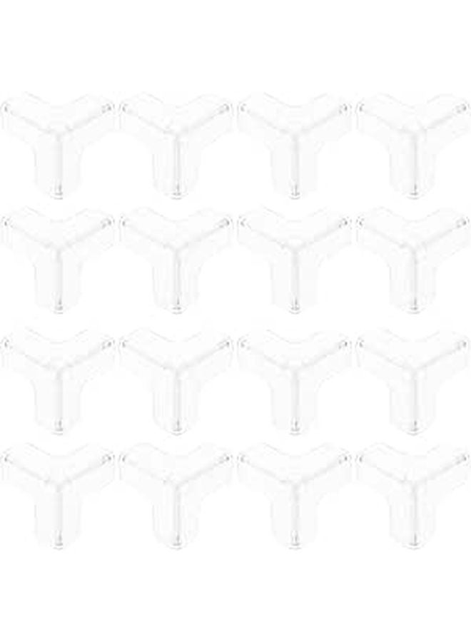 Clear Corner Bumpers 16 Pack Transparent Furniture Edge Protectors Adhesive Safety Guards For Tables Chairs Cabinets - Image 1