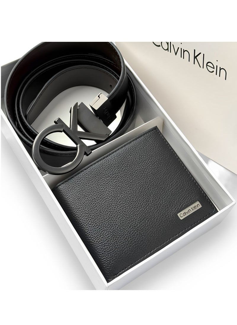 CALVIN KLEIN JEANS PLUS - Calvin Klein Wallet-Belt Set For Men - Image 1