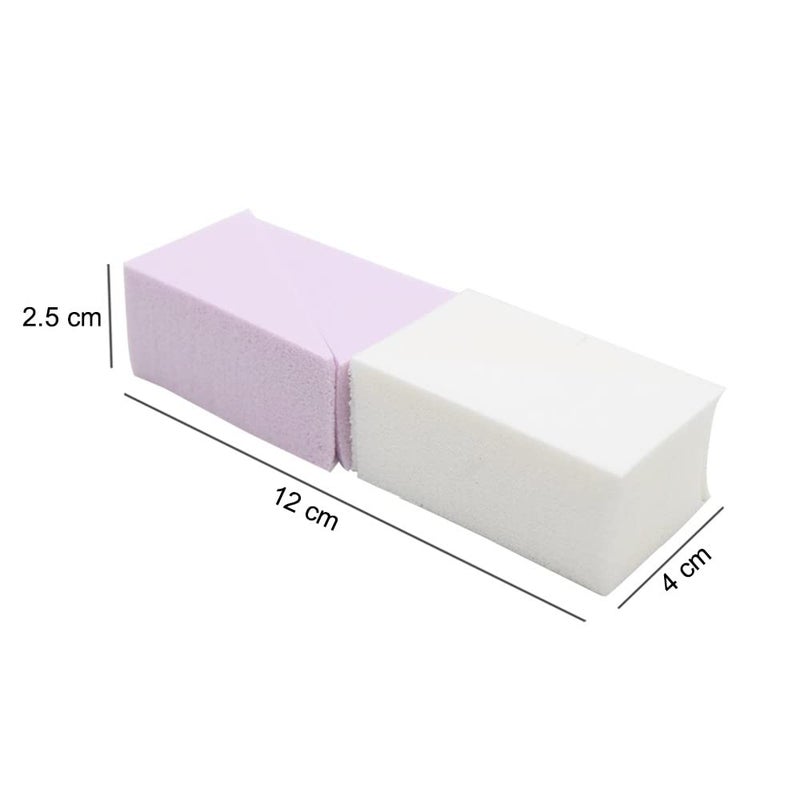 Tandem Cosmetic Puff Powder Puff Beauty Womens Makeup Wedge Foundation Sponge Blender to Make Up Tools Accessories Pack Of 4 - Image 2