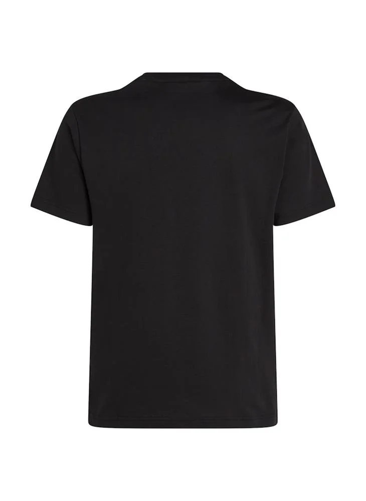 CALVIN KLEIN Logo Print Crew Neck T-Shirt