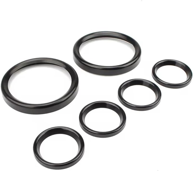 QASULER Motorcycle Speedometer Trim Ring Kit - Image 1
