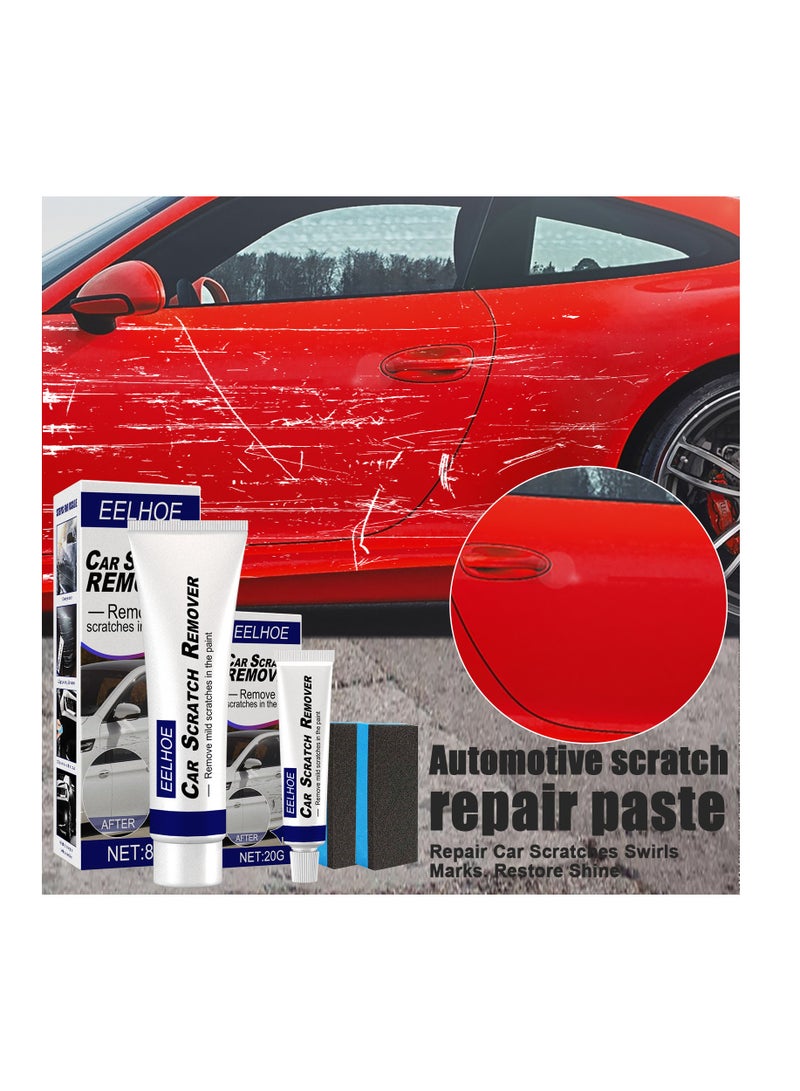 EELHOE Car Scratch Remover for Paint Scratch Repair Polishing Wax 80g - Image 1