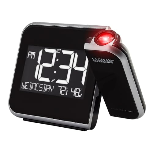 La Crosse Technology 616-1412 Projection Alarm Clock with Indoor Temperature - Image 4