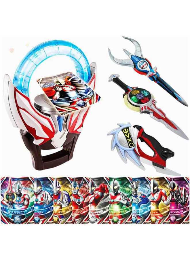 Orb Altman Sword Transformation Ring Orb Ring Children's Toy Boy Summoner Transformation-Color:Orb Saw + Ring + Holy Sword + Card + Spear Domestic Toys  - Image 2