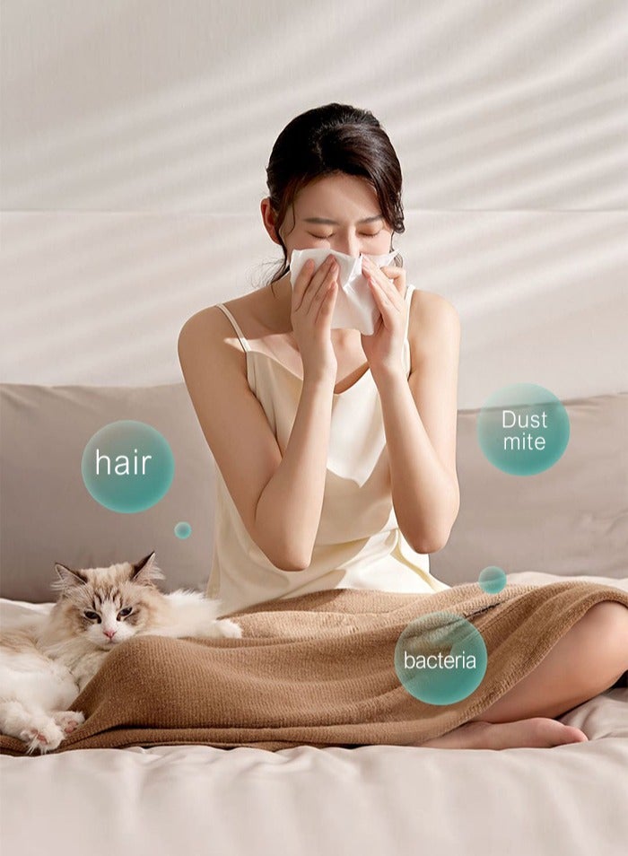 Xiaomi 2024 Mite Remover Pro LED Screen Vacuum Cleaner UV Sterilization Smart Suction Adjustment 12000PA Hurricane Suction 400 W B402CN white - Image 3