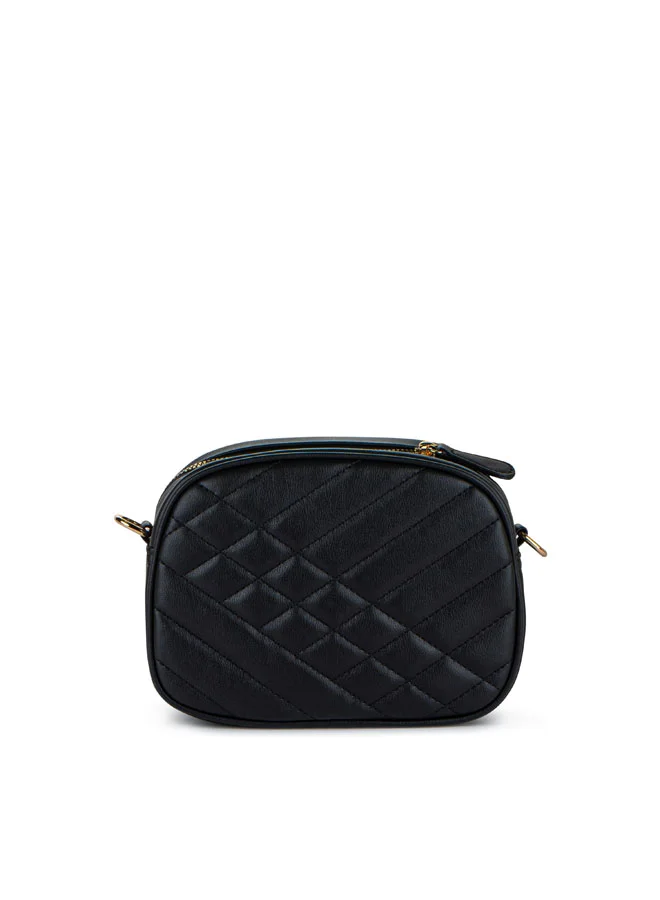 Vincci Women Quilted Shoulder Bag With Adjustable Strap