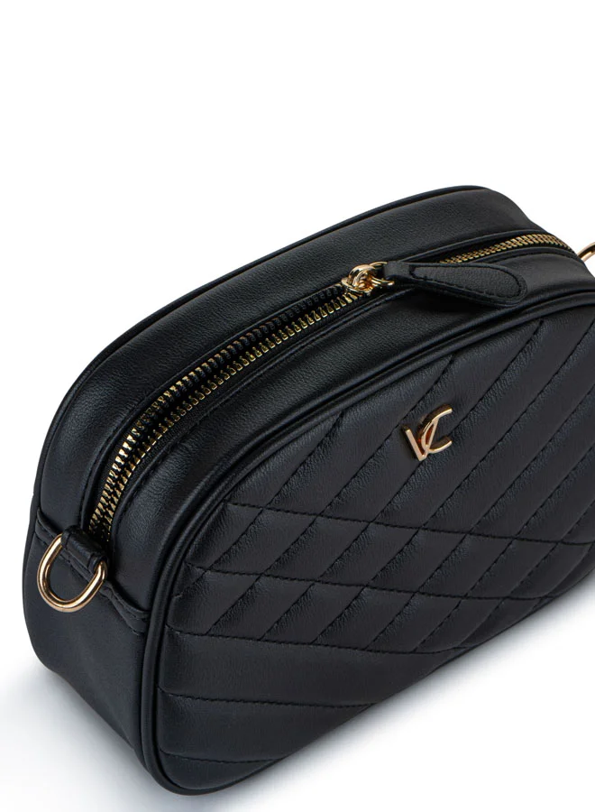 Vincci Women Quilted Shoulder Bag With Adjustable Strap