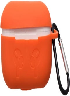 G-Power Silicone Airpod Protective Case Containing Safe Edges With Simple Design And Easy Install For Airpods Pro - Orange