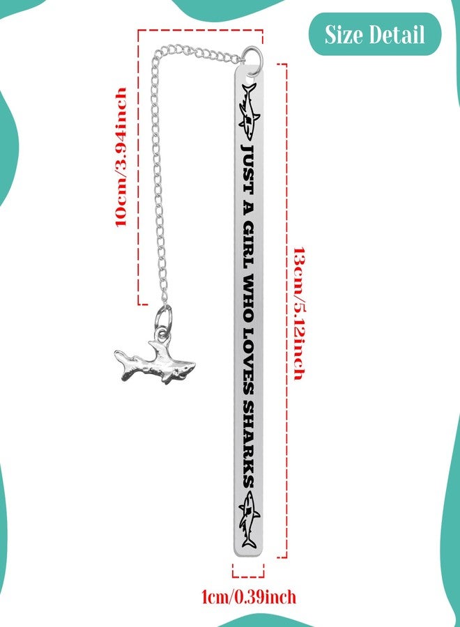 Baipilu Shark Lovers Gifts for Women Shark Bookmark Ocean Animals Themed Gifts for Women Girl Daughter Sister Friend Valentines Day Christmas Birthday Gift Ocean Animals Themed Bookmark for Book Lover - Image 2