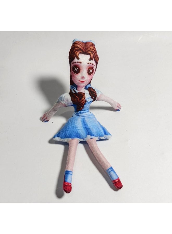 The Fifth Personality 28cm Dry Mouse Without White Edges Doll Ultra-fine Hands And Feet Skeleton Movable Abstract Doll-Specifications:28cm-Color:Blue Little Girl  - Image 1