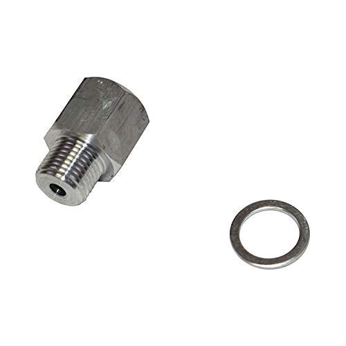 A-Team Performance - Male M16 to 1.5 Adapter to Oil Pressure Sensor Adapter Female 0.25 Inch Thread Fittings - Compatible with LS1 LSX LS3 LQ4 LQ9 - Image 3