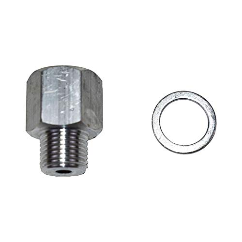A-Team Performance - Male M16 to 1.5 Adapter to Oil Pressure Sensor Adapter Female 0.25 Inch Thread Fittings - Compatible with LS1 LSX LS3 LQ4 LQ9 - Image 2