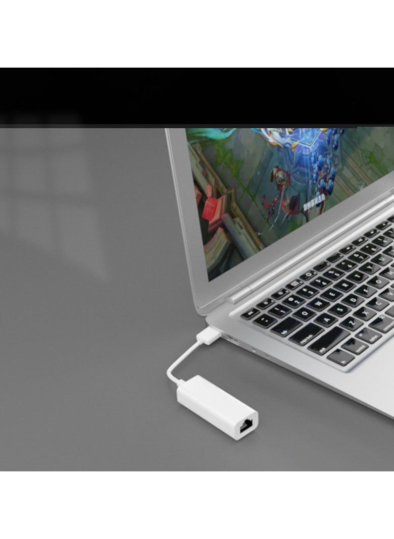 Beauenty - USB Ethernet Adaptor B Mbps,USB with CD driver, wired network card, USB to RJ45 desktop computer network card, USB 2.0 network card - Image 1