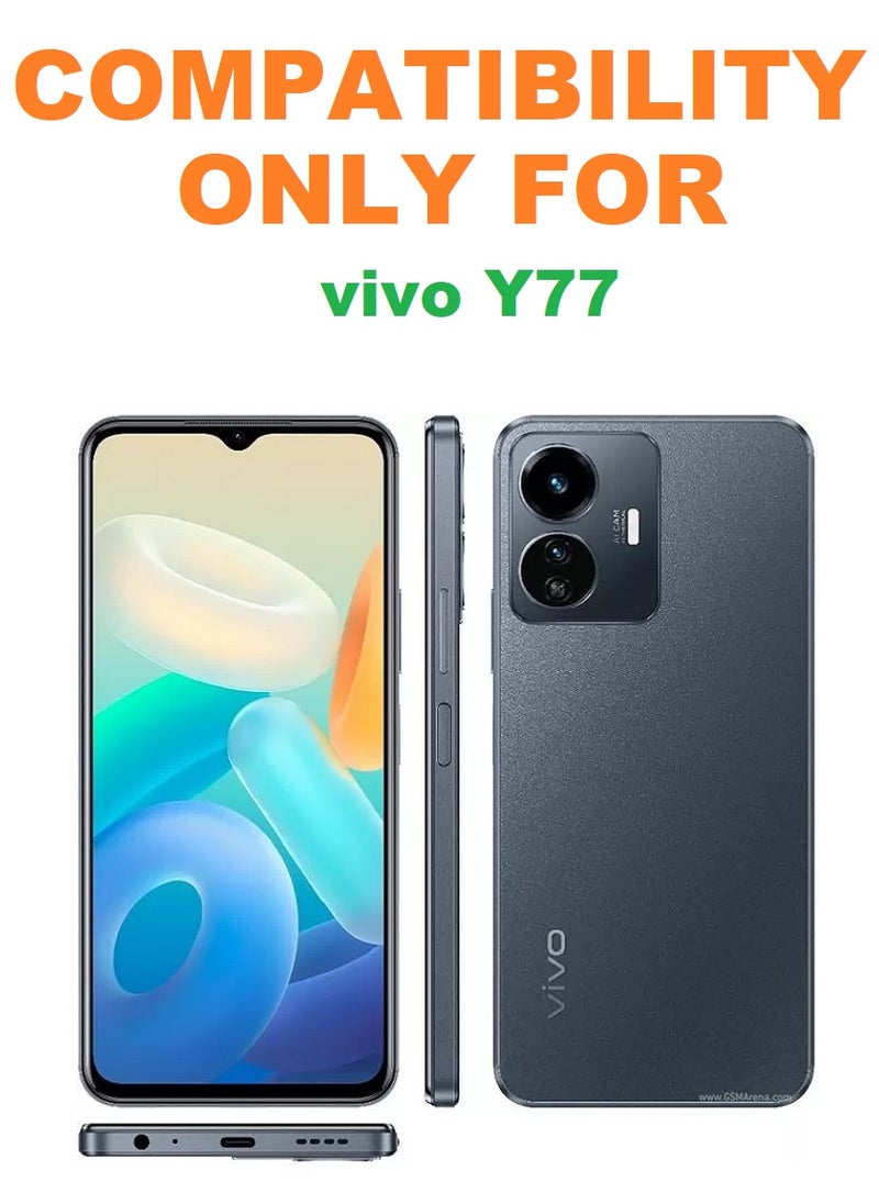 Super 2 Pieces Tempered Glass Screen Protector Clear Designed For vivo Y77 Full Screen Coverage And Bubble Free - Image 3