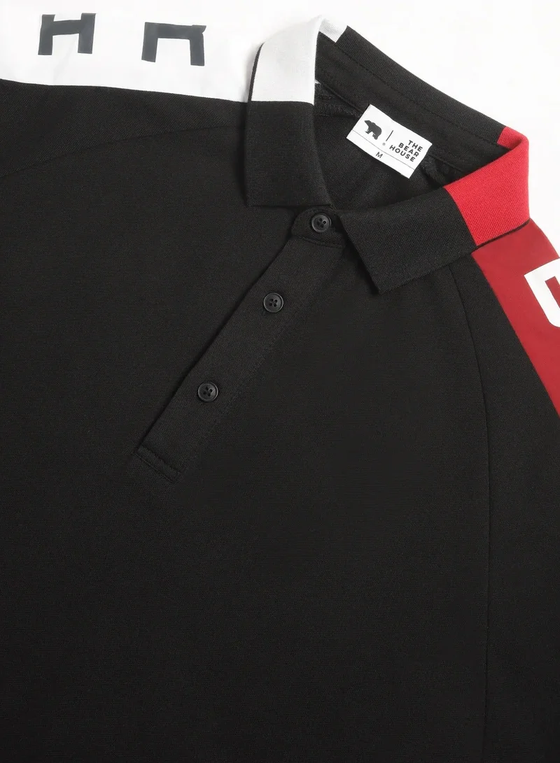 ذا بير هاوس تيشيرت بولو رجالي قطن ناعم ومريح