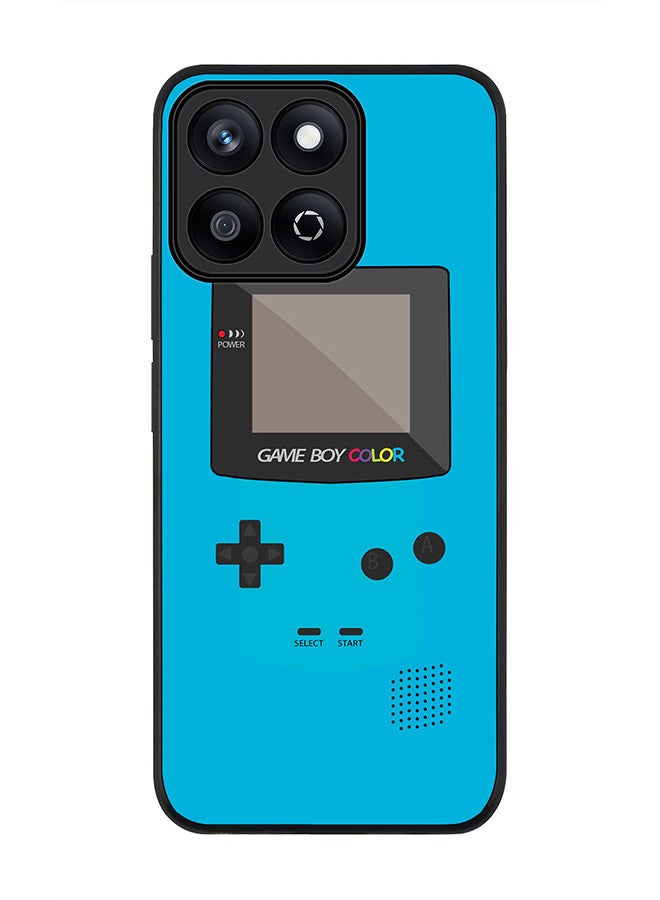 Stylizedd For Honor X7c 4G Case,Slim fit Camera Protection, Shockproof Thin Phone cover  - Gameboy Color - Blue - Image 1