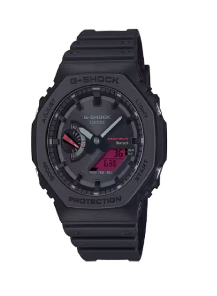 Casio G-Shock GA-B2100BBR-1A: Black & Red Tough Solar "CasiOak"